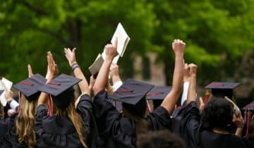 graduates celebrating