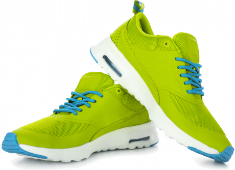 green running shoes