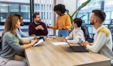 diverse office workers