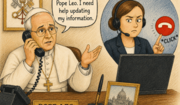pope leo and bank hangup